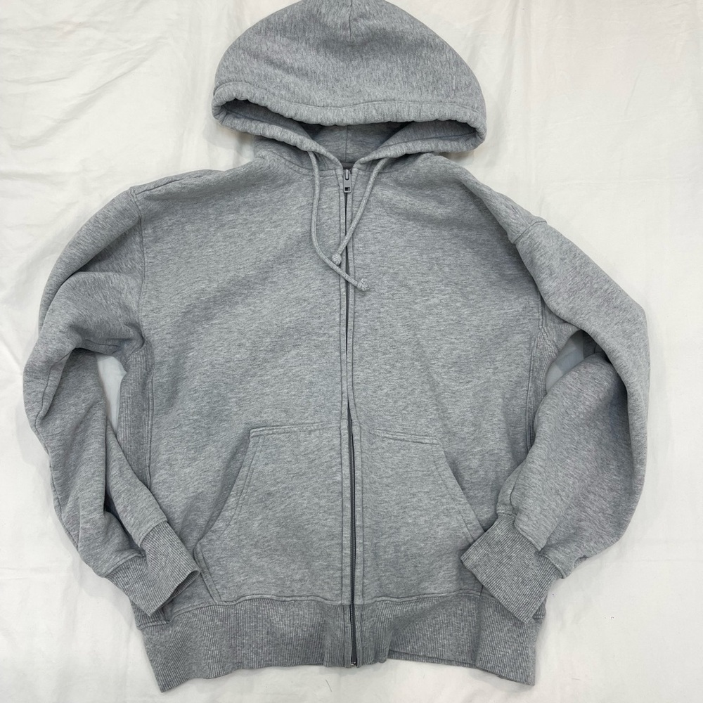 SOLD TNA Gray Cozy Fleece Boyfriend Hoodie